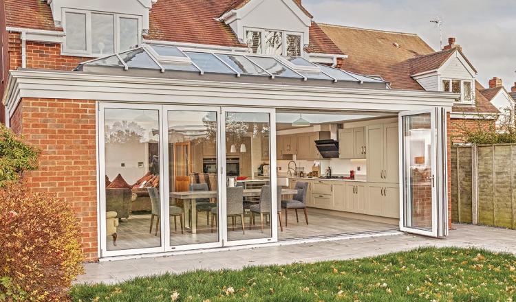 High quality Centor aluminium folding patio doors