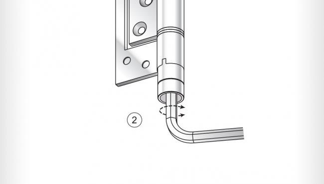 Surelock 5 adjustment with an allen key